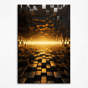 Gilded Matrix - Canvas