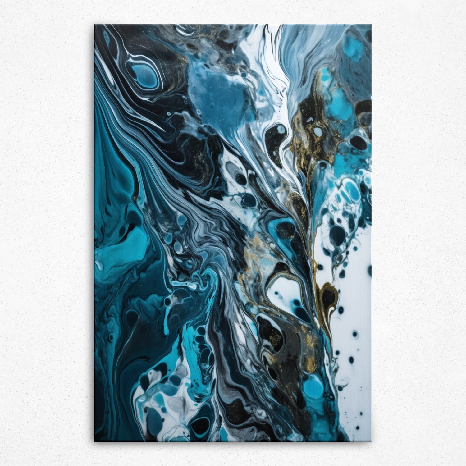 Azure Embrace - Canvas