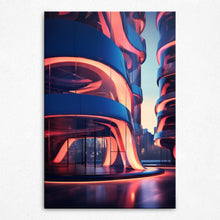 Load image into Gallery viewer, Neon Skyscape - Canvas
