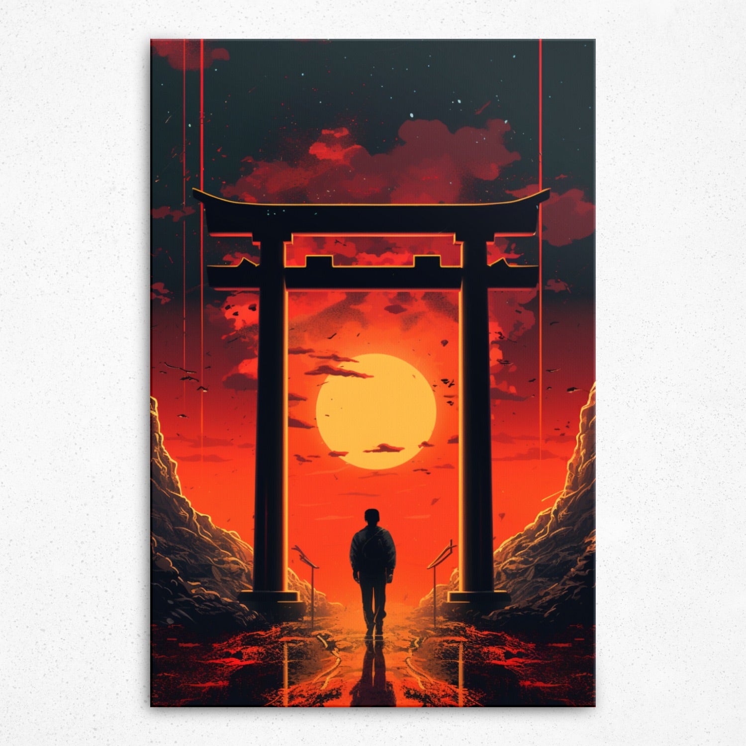 The Scarlet Sentinel - Canvas