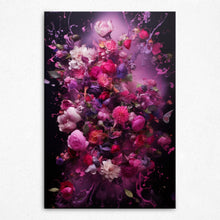 Load image into Gallery viewer, Floral Fusion: Whispers of Color - Canvas
