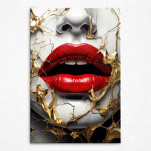 Load image into Gallery viewer, Gilded Marble Muse: Ephemeral Elegance - Canvas
