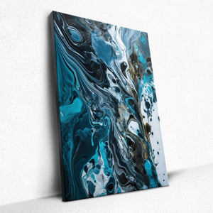 Azure Embrace - Canvas