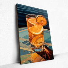 Load image into Gallery viewer, Luxe Lagoon Soirée: Aqua Libation - Canvas
