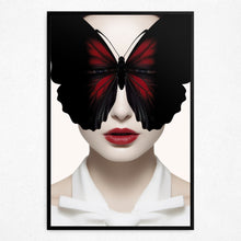 Load image into Gallery viewer, The Sable Butterfly&#39;s Whispers - Framed
