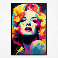 Load image into Gallery viewer, Vivid Iconic Fusion: Marilyn&#39;s Kaleidoscope - Framed
