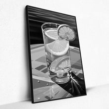 Load image into Gallery viewer, Luxe Lagoon Soirée: Aqua Libation - Framed
