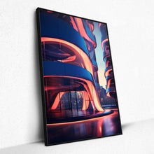 Load image into Gallery viewer, Neon Skyscape - Framed
