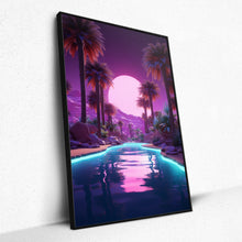 Load image into Gallery viewer, Rosy Moonlit Waters - Framed
