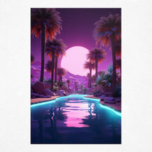 Load image into Gallery viewer, Rosy Moonlit Waters - Poster
