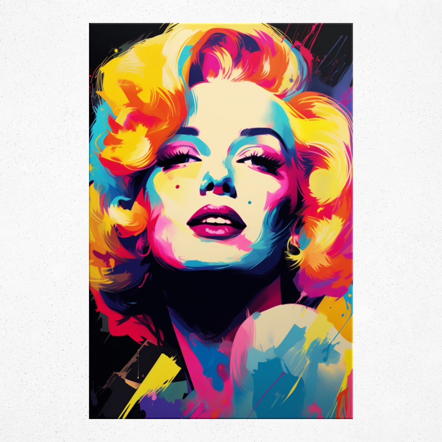 Vivid Iconic Fusion: Marilyn's Kaleidoscope - Poster