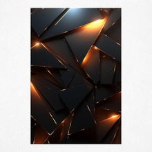 Load image into Gallery viewer, Gilded Geometry - Poster
